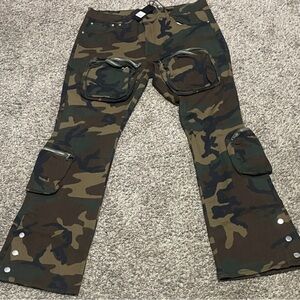 Camouflage Cargo Men Jeans